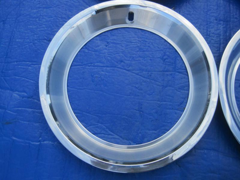 1 SET 1968-79 FORD MUSTANG, MAVERICK, TORINO, RALLY 14X1-3/4 TRIM RINGS, US $40.00, image 4