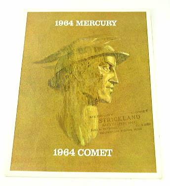 1964 64 mercury brochure cliente comet maruader 