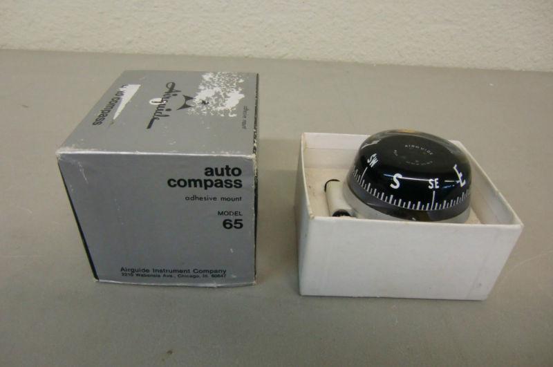 VINTAGE AIRGUIDE MARINE-AUTO COMPASS IN BOX NOS AIR GUIDE MODEL 65 ACCESSORY , US $49.95, image 2