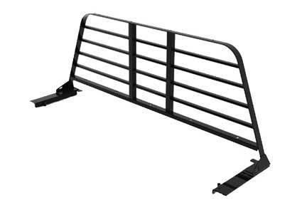 Kargo master louvered cab guard for ford f150/toyota tundra/chevy & gmc-black