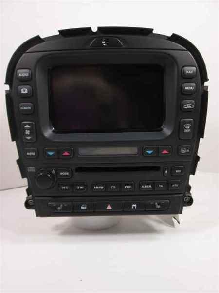 Jaguar s-type navigation cd player radio w/ac oem lkq