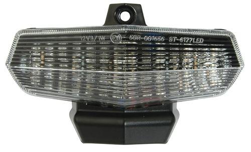 Bike-it clear led rear tail light ducati 749, 999, multistrada 03-07
