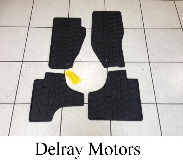 Sell BLACK RUBBER SLUSH FLOOR MATS 20112012 JEEP LIBERTY. BRAND NEW