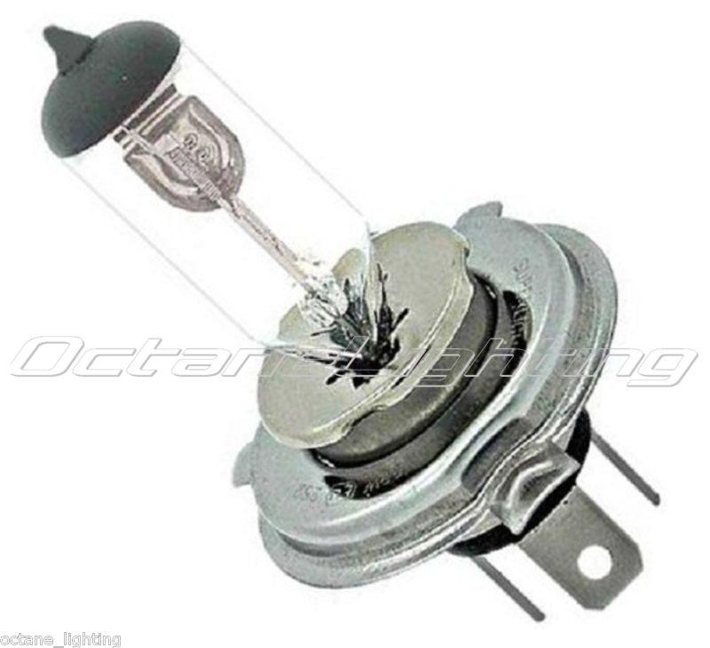 One - 6 volt halogen headlight headlamp clear glass light lamp bulb 35/35w h4 6v