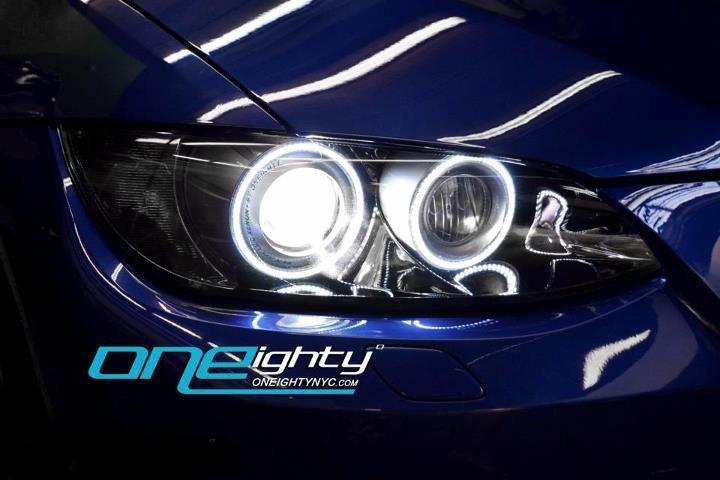 Bmw e92 e90 e93 angel eyes kit - pure white 5500k