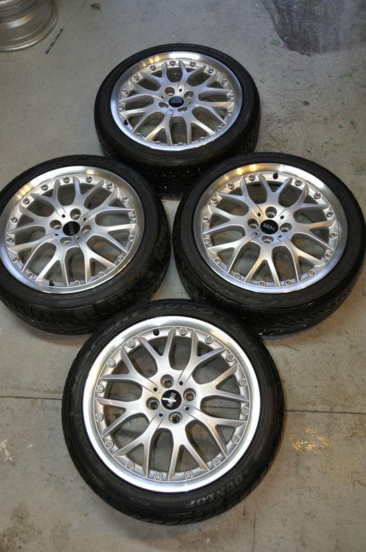 Mini cooper s, 17x7 original equipment wheels 2-piece bbs rs844 36116755813