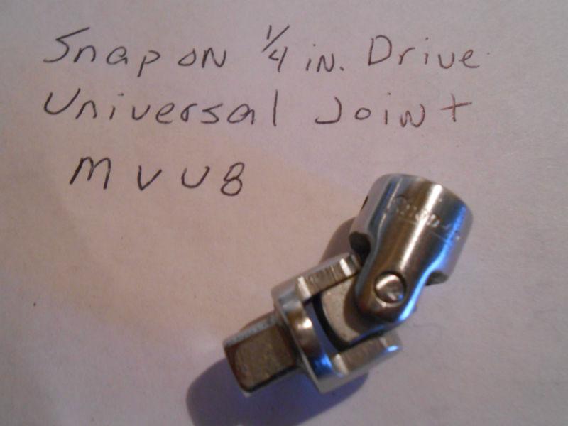 Snap on 1/4 in. drive universal joint mvu8
