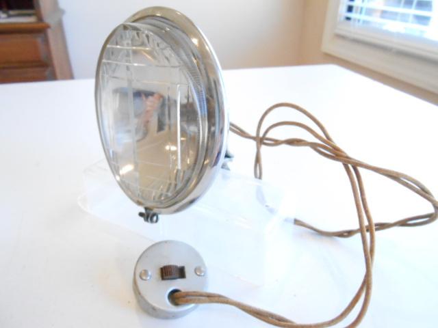 Vintage oval cowl spotlight headlight fender light switch  ford chevy cadillac  