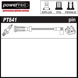 Powertec ht ignition leads renault clio ii 1.2 i l (mot d7f 710/720/722/726) (19