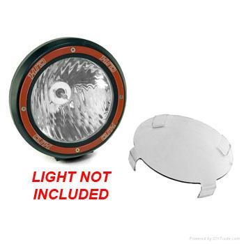 2 replacement clear plastic lens covers 4" round hid off-road lights covers only