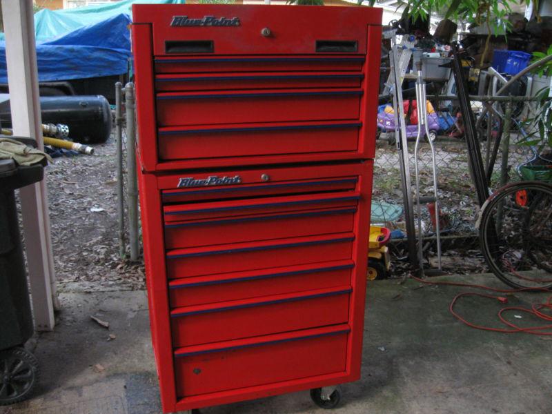 Blue point double tool box on wheels local pickup only 