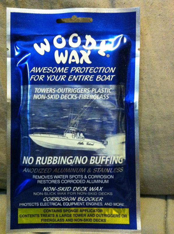 Woody wax single sponge applicator new in package