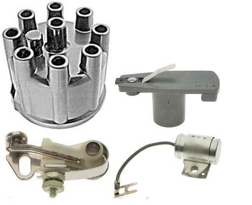 Dodge plymouth chrysler distributor cap points rotor condnsr 273 318 383 400 440