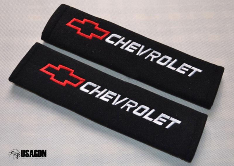 Chevrolet car seat belt shoulder pads covers harness chevy 