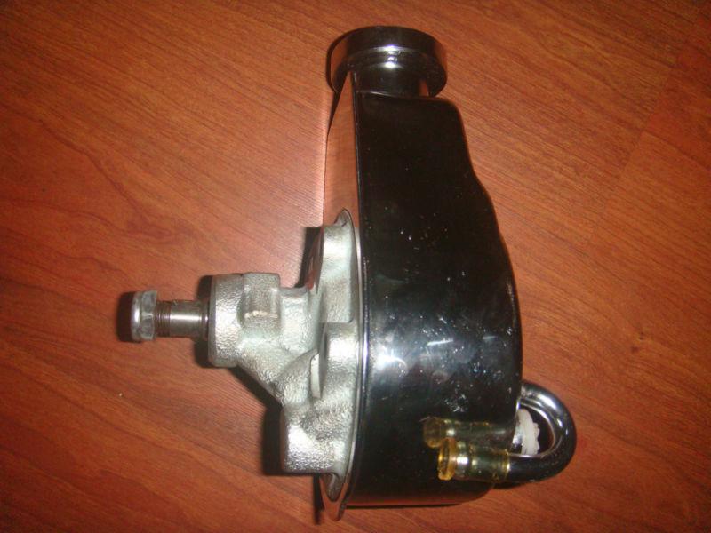 Sell CHEVROLET SMALL BLOCK POWER STEERING PUMPCHROMEUSED in