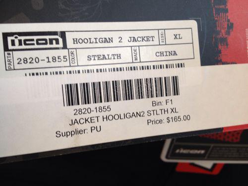 Stealth XL Icon Hooligan 2 Textile Jacket, US $100.00, image 3