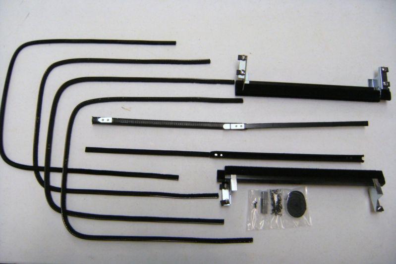 Ford fordor sedan coupe front doors window channel kit