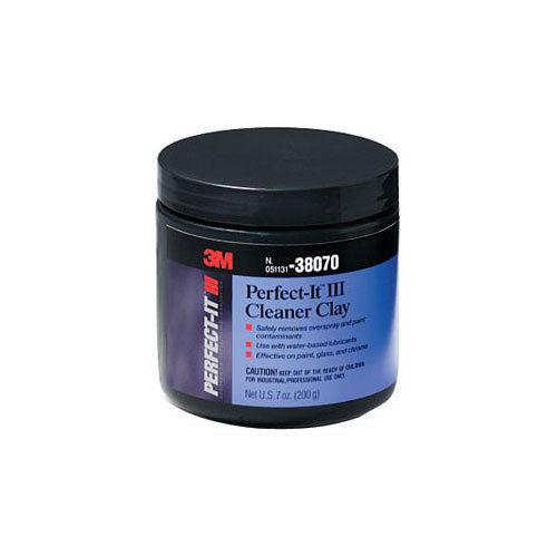 3m perfect-it iii cleaner clay 7 oz jar remove over spray & paint 38070