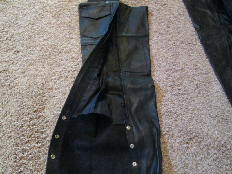 Good Leather Motorcycle Chaps , US $30.00, image 5