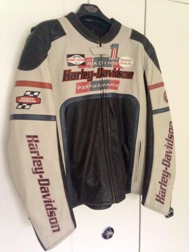 Harley davidson hd men’s half mile leather jacket - 2xl