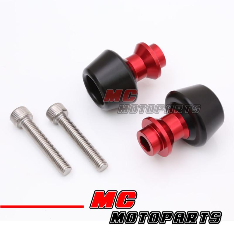 Red cnc billet swingarm spools triumph daytona 675 / r 10 11 12 m8 size