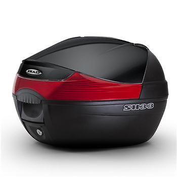 Yamaha tmax scooter shad 33l rear luggage top case and mounts kit 09 10 11