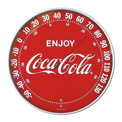 Ghh thermometer coca cola 15" diameter -50 to 130 degrees f each