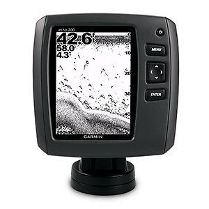 New garmin echo 200 fish depth finder sounder  5" display dual beam transducer 