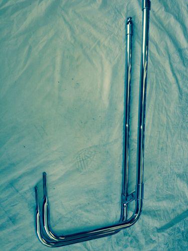 harley davidson twin rail chrome saddlebag guard kit #91216-97, US $150.00, image 2