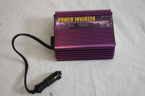 Power inverter model at917  200 watt  400 watt dc to ac  item (m6)