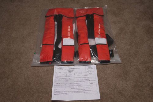 (2) eastern aero marine aviation adult life preserver p01190-101r
