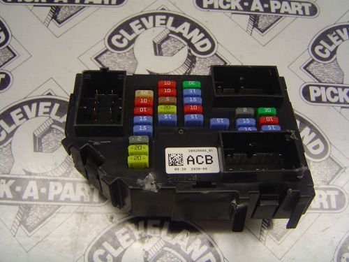 2011 11 cadillac escalade esv oem interior fuse box module assembly #: 20828606