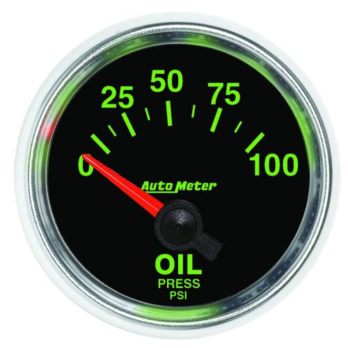 Auto meter 3827 gs; electric oil pressure gauge
