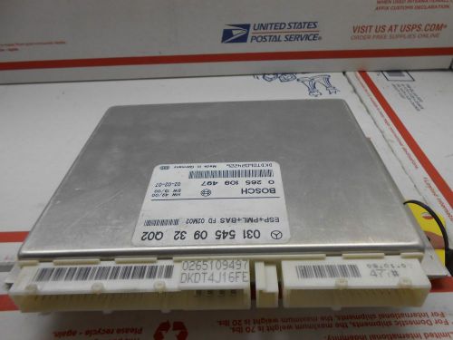 00-06 mercedes sclass ecu esp+pml+bas 0315450932 bosch 0265109497 pe0188