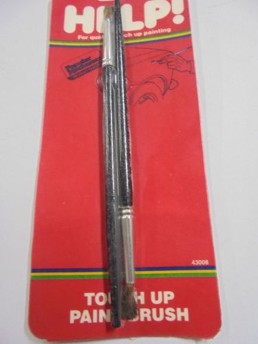 Help parts automotive camel hair touch up paint brush kit - set of two (2)
