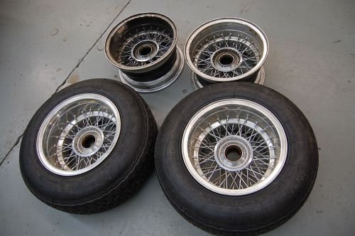 Ferrari borrani 4300+ 4301 wire wheels 365 gtb/4 daytona wire wheels 15x9 15x8