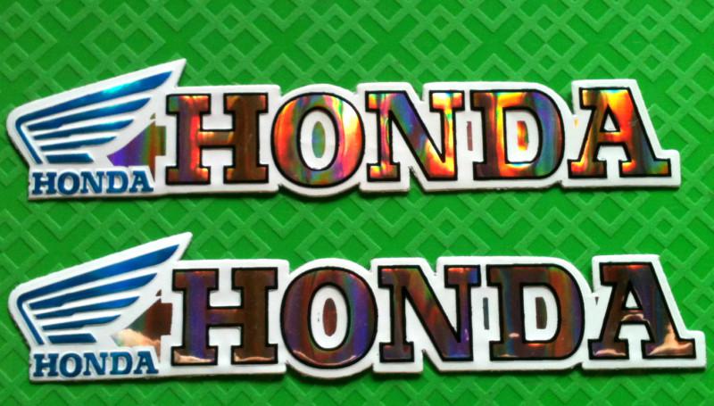 Foil stickers honda monster racing atv motorcycle 250r hrc cbr dirt fox rockstar