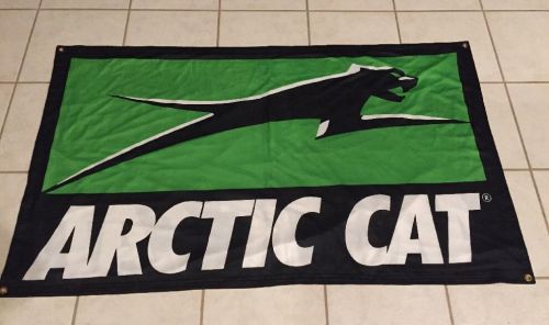 Arctic cat snowmobile atv 3' x 5' dealer flag banner lime green with grommets