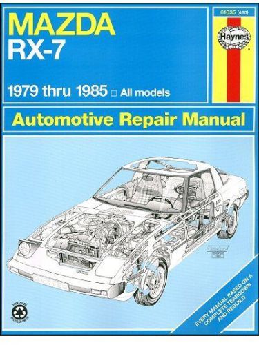 Mazda rx-7 repair manual 1979-1985
