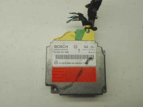 Mercedes e350 class air bag airbag control module unit srs a2118702626 nr19
