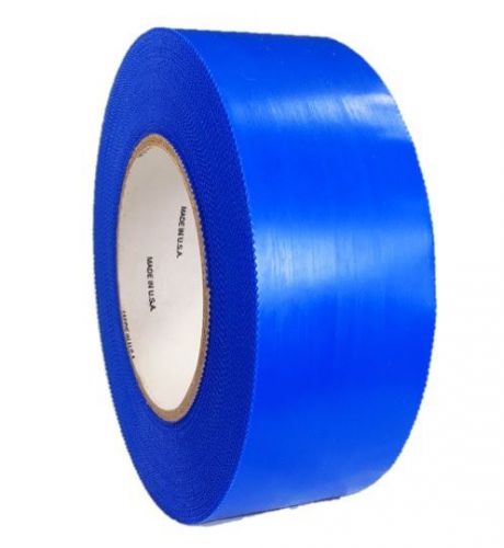 Impact tapes blue shrink wrap tape (2" x 60 yd) made in usa "pinked edge"