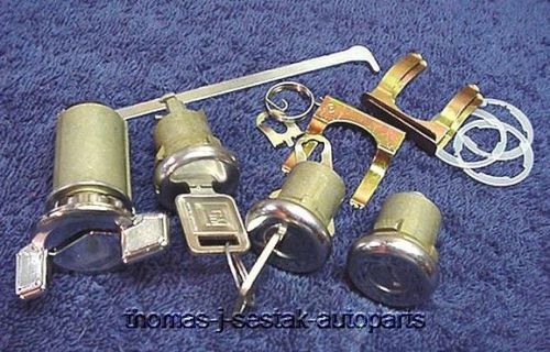 New door trunk ignition locks with keys chevy vega 71 72 73 74 75 76 77
