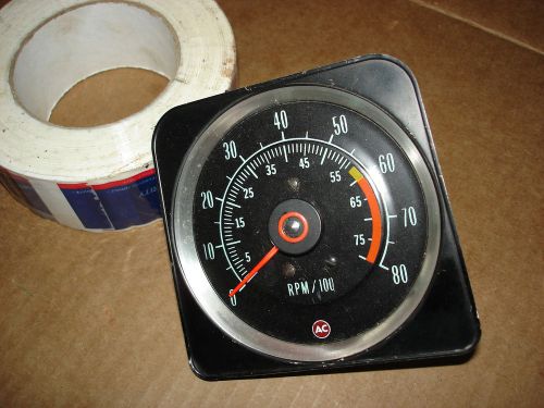 1969 69  camaro reproduction 6k tach tachometer rs/ss dz rally sport jl8