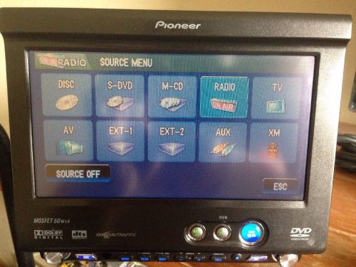 Pioneer avic n3 6.5'' wide  touch screen cd/dvd/nav. system  player.great cond!!