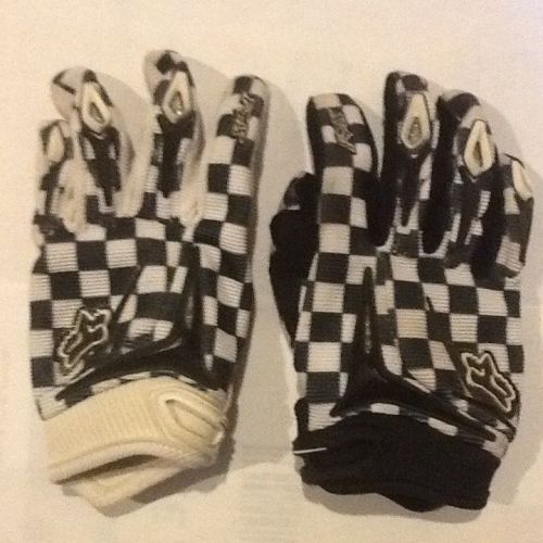 Fox racing kids size m "360" motocross gloves