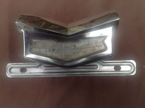 1959 chevy tailgate license plate tag holder el camino / staton wagon