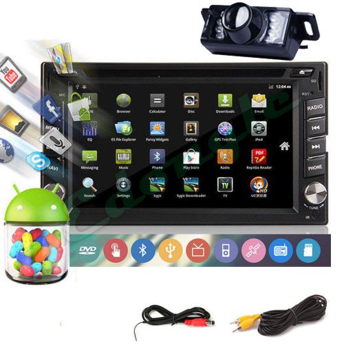 Pure android 4.4 os double 2 din car multimedia stereo gps navi 3g wifi dvd obd2