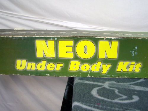 Neon under body kit american products company 48" &amp; 36" neon lights tubes car