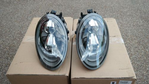 Porsche 991 oem factory (left) &amp; (right) side xenon led headlight assembly