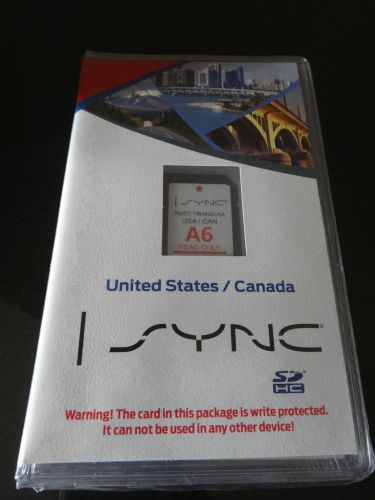 Ford lincoln navigation sd card a6 (fm5t-19h449-aa) oem new